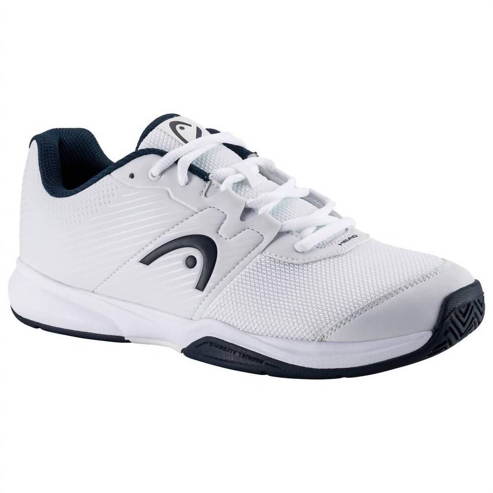 NEW HEAD men's revolt court athletic tennis shoes sneakers in white, blue